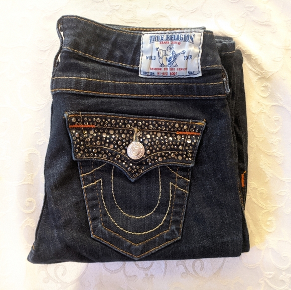 TRUE RELIGION Hi-rise bootleg. Size 28 - Picture 4 of 6